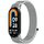 Per cinturino per orologio Xiaomi Smart Band 9/9 NFC Loop con gancio e anello in nylon (colore conchiglia) Per cinturino per orologio Xiaomi Smart Band 9/9 NFC Loop con gancio e anello in nylon (colore conchiglia)