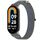 Per cinturino per orologio Xiaomi Smart Band 9 con gancio in nylon e chiusura ad anello (verde + grigio) Per cinturino per orologio Xiaomi Smart Band 9 con gancio in nylon e chiusura ad anello (verde + grigio)