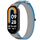 Per cinturino per orologio Xiaomi Smart Band 9 NFC Loop in nylon con chiusura a strappo (blu + grigio) Per cinturino per orologio Xiaomi Smart Band 9 NFC Loop in nylon con chiusura a strappo (blu + grigio)