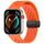 Per Huawei Watch Fit3 Holes Style Cinturino in silicone con fibbia magnetica pieghevole (arancione) Per Huawei Watch Fit3 Holes Style Cinturino in silicone con fibbia magnetica pieghevole (arancione)