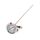 Termometro in acciaio inossidabile a stelo lungo da 20 cm con clip per pentola per friggere, cucinare, tacchino, alimenti, latte Termometro in acciaio inossidabile a stelo lungo da 20 cm con clip per pentola per friggere, cucinare, tacchino, alimenti, latte