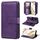 Custodia per telefono in pelle per portafoglio multifunzione Honor 200 Pro con 10 slot per schede (viola) Custodia per telefono in pelle per portafoglio multifunzione Honor 200 Pro con 10 slot per schede (viola)