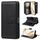 Custodia per telefono in pelle con portafoglio multifunzione per Honor 200 con 10 slot per schede (nera) Custodia per telefono in pelle con portafoglio multifunzione per Honor 200 con 10 slot per schede (nera)