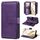 Custodia per telefono in pelle con portafoglio multifunzione per Honor 200 con 10 slot per schede (viola) Custodia per telefono in pelle con portafoglio multifunzione per Honor 200 con 10 slot per schede (viola)
