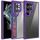 Per Samsung Galaxy S22 Ultra 5G Custodia per telefono con pellicola protettiva per obiettivo con armatura colorata (viola) Per Samsung Galaxy S22 Ultra 5G Custodia per telefono con pellicola protettiva per obiettivo con armatura colorata (viola)