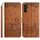 Per Samsung Galaxy S24 FE 5G Custodia in pelle con motivo gatto in rilievo con cordino (marrone) Per Samsung Galaxy S24 FE 5G Custodia in pelle con motivo gatto in rilievo con cordino (marrone)