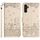 Per Samsung Galaxy S24 FE 5G Custodia in pelle con motivo in rilievo di gatto e cordino (beige) Per Samsung Galaxy S24 FE 5G Custodia in pelle con motivo in rilievo di gatto e cordino (beige)