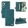 Per Samsung Galaxy S24 FE 5G Custodia in pelle con chiusura magnetica (verde) Per Samsung Galaxy S24 FE 5G Custodia in pelle con chiusura magnetica (verde)