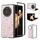 Custodia antiurto per telefono For Honor Magic V3 Glitter (oro rosa)