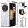 Custodia antiurto per telefono For Honor Magic V3 Glitter (argento)