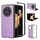 Custodia antiurto per telefono For Honor Magic V3 Glitter (viola)