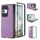 Custodia antiurto per telefono For Honor Magic Vs3 Glitter (viola)