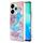 Per Redmi 13 4G Custodia per telefono in TPU IMD galvanica (marmo blu)