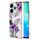Per Redmi 13 4G Custodia per telefono in TPU IMD galvanica (fiore viola)