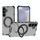 Per Samsung Galaxy S24+ 5G Grating 360 gradi supporto girevole antiurto custodia per telefono (nero) Per Samsung Galaxy S24+ 5G Grating 360 gradi supporto girevole antiurto custodia per telefono (nero)