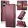 Per Redmi 13 CaseMe 023 Butterfly Buckle Litchi Texture RFID Anti-theft Custodia in Pelle per Telefono (Rosso Vino) Per Redmi 13 CaseMe 023 Butterfly Buckle Litchi Texture RFID Anti-theft Custodia in Pelle per Telefono (Rosso Vino)