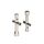 2 pezzi Chiave a croce per stampante 3D Mini presa M2/M2.5/M3/M4 Strumento per viti e dadi