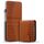 Per Samsung Galaxy Z Flip6 Custodia in pelle con fibbia a diamante e cordino (marrone) Per Samsung Galaxy Z Flip6 Custodia in pelle con fibbia a diamante e cordino (marrone)