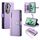 Per OPPO Reno11 Pro Global Nine Card-slot Zipper Wallet Bag Custodia in pelle per telefono (viola) Per OPPO Reno11 Pro Global Nine Card-slot Zipper Wallet Bag Custodia in pelle per telefono (viola)