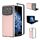 Per Xiaomi Mix Fold 4 Custodia per telefono a copertura totale in pelle PU con telaio nero (rosa chiaro) Per Xiaomi Mix Fold 4 Custodia per telefono a copertura totale in pelle PU con telaio nero (rosa chiaro)
