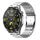 For Huawei Watch GT 4 46mm 22mm Double Lock Buckle Turtle Titanium Steel Watch Band(Silver) For Huawei Watch GT 4 46mm 22mm Double Lock Buckle Turtle Titanium Steel Watch Band(Silver)