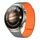 For Huawei Watch 4 22mm I-shaped Magnetic Silicone Watch Band(Gray+Orange) For Huawei Watch 4 22mm I-shaped Magnetic Silicone Watch Band(Gray+Orange)