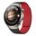 For Huawei Watch 4 Pro 22mm I-shaped Magnetic Silicone Watch Band(Black+Red) For Huawei Watch 4 Pro 22mm I-shaped Magnetic Silicone Watch Band(Black+Red)