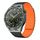 For Huawei Watch GT 3 SE 22mm I-shaped Magnetic Silicone Watch Band(Black+Orange) For Huawei Watch GT 3 SE 22mm I-shaped Magnetic Silicone Watch Band(Black+Orange)