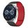For Huawei Watch GT 3 46mm 22mm I-shaped Magnetic Silicone Watch Band(Black+Red) For Huawei Watch GT 3 46mm 22mm I-shaped Magnetic Silicone Watch Band(Black+Red)