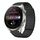 For Huawei Watch 3 Pro 22mm I-shaped Magnetic Silicone Watch Band(Black)