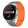 For Huawei Watch 3 Pro 22mm I-shaped Magnetic Silicone Watch Band(Gray+Orange) For Huawei Watch 3 Pro 22mm I-shaped Magnetic Silicone Watch Band(Gray+Orange)