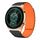 For Honor Watch GS 4 22mm I-shaped Magnetic Silicone Watch Band(Black+Orange) For Honor Watch GS 4 22mm I-shaped Magnetic Silicone Watch Band(Black+Orange)