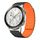 For Honor Watch GS 3i 22mm I-shaped Magnetic Silicone Watch Band(Black+Orange) For Honor Watch GS 3i 22mm I-shaped Magnetic Silicone Watch Band(Black+Orange)