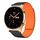 For Honor Watch GS 3 22mm I-shaped Magnetic Silicone Watch Band(Black+Orange) For Honor Watch GS 3 22mm I-shaped Magnetic Silicone Watch Band(Black+Orange)