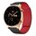 For Honor Watch GS 3 22mm I-shaped Magnetic Silicone Watch Band(Black+Red) For Honor Watch GS 3 22mm I-shaped Magnetic Silicone Watch Band(Black+Red)