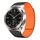 For Xiaomi Watch S3 22mm I-shaped Magnetic Silicone Watch Band(Black+Orange) For Xiaomi Watch S3 22mm I-shaped Magnetic Silicone Watch Band(Black+Orange)