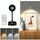 Faretto LED ricaricabile con sensore di movimento wireless con telecomando 1200mAH nero
