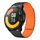 For Xiaomi watch S1 Active 22mm I-shaped Magnetic Silicone Watch Band(Black+Orange) For Xiaomi watch S1 Active 22mm I-shaped Magnetic Silicone Watch Band(Black+Orange)