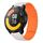 For Xiaomi watch S1 Active 22mm I-shaped Magnetic Silicone Watch Band(Starlight+Orange) For Xiaomi watch S1 Active 22mm I-shaped Magnetic Silicone Watch Band(Starlight+Orange)