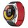 For Xiaomi Watch Color 2 22mm I-shaped Magnetic Silicone Watch Band(Black+Red) For Xiaomi Watch Color 2 22mm I-shaped Magnetic Silicone Watch Band(Black+Red)