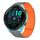 For Garmin Forerunner 265 22mm I-shaped Magnetic Silicone Watch Band(Gray+Orange) For Garmin Forerunner 265 22mm I-shaped Magnetic Silicone Watch Band(Gray+Orange)