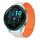 For Garmin Forerunner 265 22mm I-shaped Magnetic Silicone Watch Band(Starlight+Orange) For Garmin Forerunner 265 22mm I-shaped Magnetic Silicone Watch Band(Starlight+Orange)