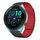 For Garmin Forerunner 265 Music 22mm I-shaped Magnetic Silicone Watch Band(Black+Red) For Garmin Forerunner 265 Music 22mm I-shaped Magnetic Silicone Watch Band(Black+Red)