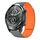 For Ticwatch Pro 3 Lite 22mm I-shaped Magnetic Silicone Watch Band(Gray+Orange) For Ticwatch Pro 3 Lite 22mm I-shaped Magnetic Silicone Watch Band(Gray+Orange)