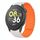 For COROS Pace 3 22mm I-shaped Magnetic Silicone Watch Band(Starlight+Orange) For COROS Pace 3 22mm I-shaped Magnetic Silicone Watch Band(Starlight+Orange)