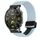 For Huawei Watch GT4 46mm 22mm Magnetic Buckle Braided Watch Band(Blue)