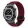 For Huawei Watch Ultimate 22mm Magnetic Buckle Braided Watch Band(Black Sand Red) For Huawei Watch Ultimate 22mm Magnetic Buckle Braided Watch Band(Black Sand Red)