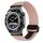 For Huawei Watch Ultimate 22mm Magnetic Buckle Braided Watch Band(Starlight Pink)