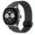 For Huawei Watch Buds 22mm Magnetic Buckle Braided Watch Band(Wine Red)