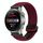 For Huawei Watch 3 Pro New 22mm Magnetic Buckle Braided Watch Band(Black Sand Red) For Huawei Watch 3 Pro New 22mm Magnetic Buckle Braided Watch Band(Black Sand Red)